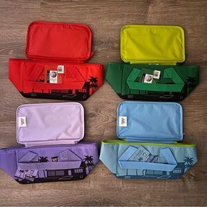 Set of 4 New Trader Joe's mini insulated cooler bag